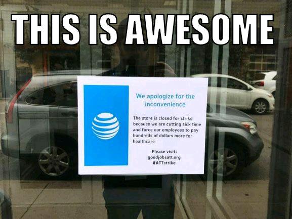 UPDATE: Three-Day CWA/AT&T Strike Forced Closure Of 'Hundreds' Of Stores